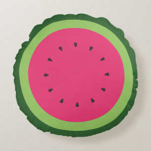 Wassermelone Rundes Kissen