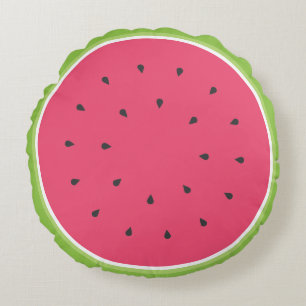 Wassermelone Rundes Kissen