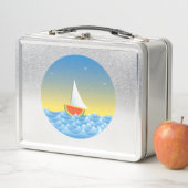 Wassermelone Sailboat Metall Brotdose (Beispiel)