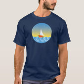 Wassermelone Sailboat T-Shirt (Vorderseite)