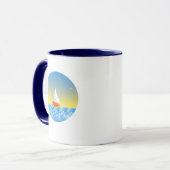 Wassermelone Sailboat Tasse (Vorderseite Links)