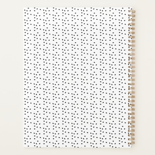 Wassermelone Samen zurück zur Schule Kinder Name Planer (Rückseite)