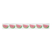 Wassermelone Satinband (Vorderseite)