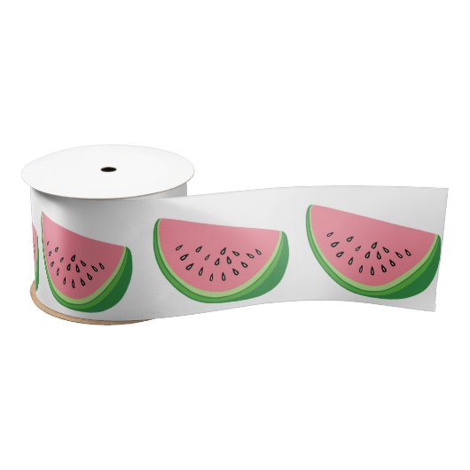 Wassermelone Satinband (Spule)