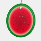 Wassermelone-Scheibe Keramikornament (Links)