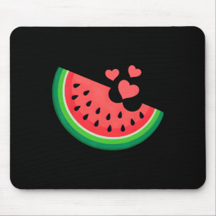 Wassermelone Scheibe Melone Sommerferien Wassermel Mousepad