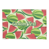 Wassermelone-Scheibe ohne nahtlosen Hintergrund Kissenbezug (Vorderseite)