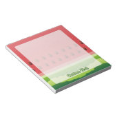 Wassermelone-Scheibe ohne nahtlosen Hintergrund Notizblock (angewinkelt)