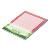 Wassermelone-Scheibe ohne nahtlosen Hintergrund Notizblock (Rotiert)