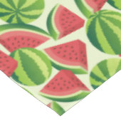 Wassermelone-Scheibe ohne nahtlosen Hintergrund Tischdecke (Schrägansicht)