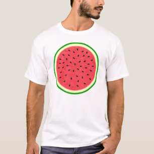 Wassermelone-Scheibe-Sommer-Frucht T-Shirt