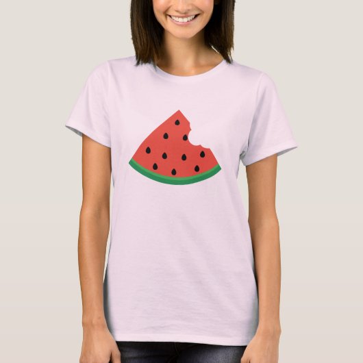 Wassermelone-Scheibe T-Shirt (Vorderseite)
