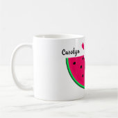 Wassermelone Scheiben. Einer in einer Melone! Dein Kaffeetasse (Links)