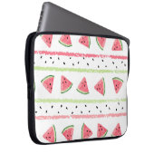 Wassermelone Scheiben: Wasserfarbe gestrichen Naht Laptopschutzhülle (Vorne Rechts)
