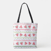 Wassermelone Scheiben: Wasserfarbe gestrichen Naht Tasche (Rückseite)