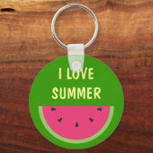 Wassermelone Schlüsselanhänger (Vorderseite)