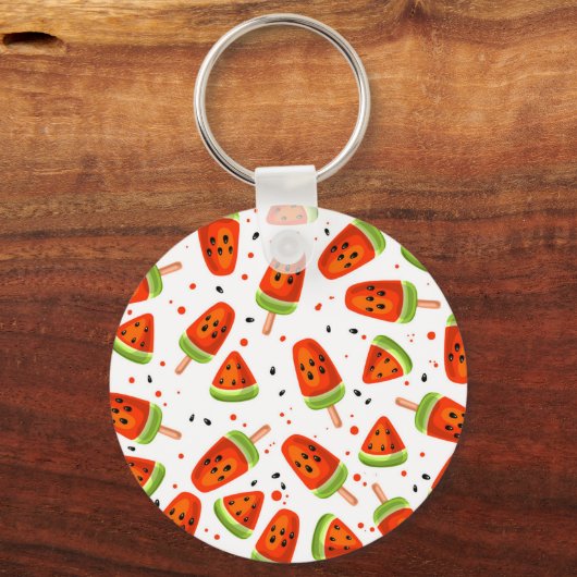 Wassermelone Schlüsselanhänger (Vorderseite)