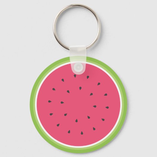 Wassermelone Schlüsselanhänger (Vorderseite)