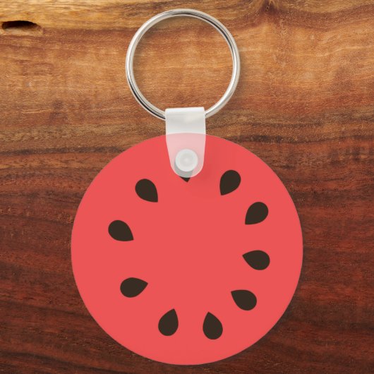 Wassermelone Schlüsselanhänger (Vorderseite)