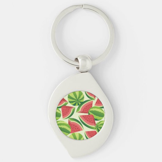 Wassermelone Schlüsselanhänger (Vorderseite)