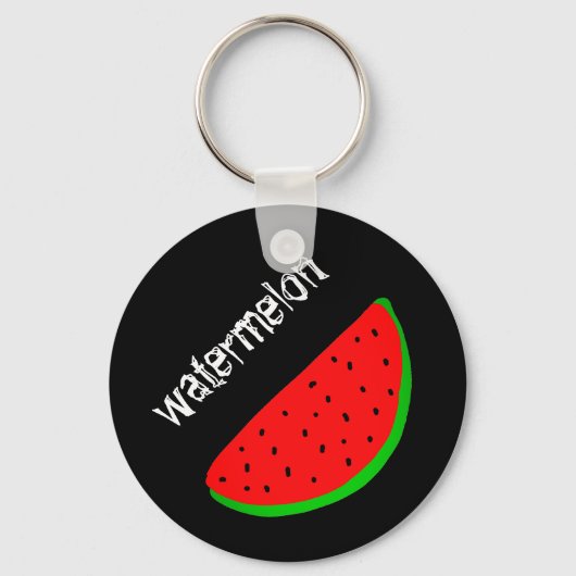 Wassermelone Schlüsselanhänger (Vorderseite)