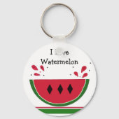 Wassermelone Schlüsselanhänger (Vorderseite)