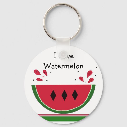 Wassermelone Schlüsselanhänger (Vorderseite)