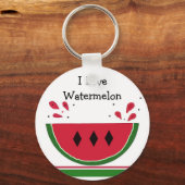 Wassermelone Schlüsselanhänger (Vorderseite)