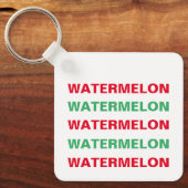 Wassermelone Schlüsselanhänger (Vorderseite)