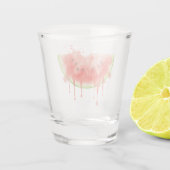 Wassermelone Schnapsglas (Rückseite)