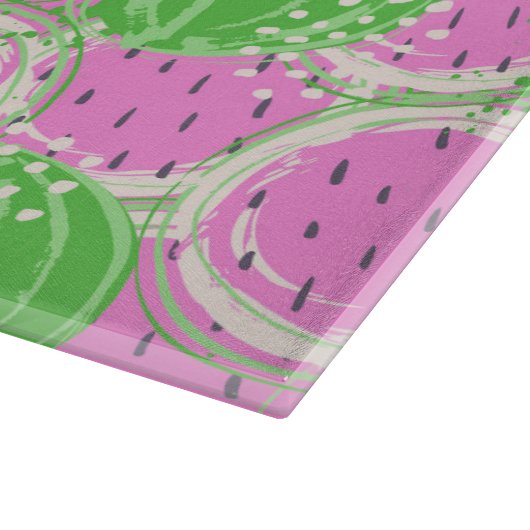 Wassermelone-Schneidebrett Schneidebrett (Ecke)