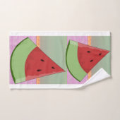 Wassermelone schneidet dekoratives badhandtuch set (Handtuch)