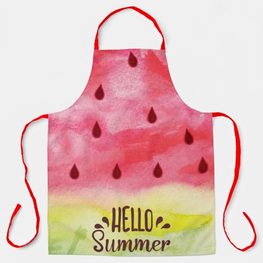 Wassermelone Schürze (Vorderseite)