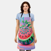 Wassermelone Schürze (Getragen)