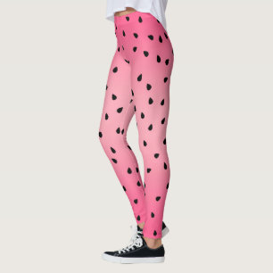 Wassermelone Schwarze Samen Sommer Vibes Saftige P Leggings