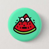 Wassermelone-Schweiß Button (Vorderseite)