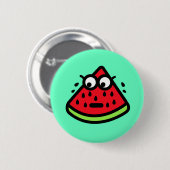 Wassermelone-Schweiß Button (Vorne & Hinten)