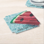 Wassermelone Schwimmbad im Schwimmbad Untersetzer (angewinkelt)