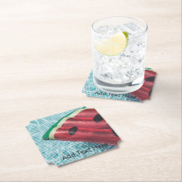 Wassermelone Schwimmbad im Schwimmbad Untersetzer