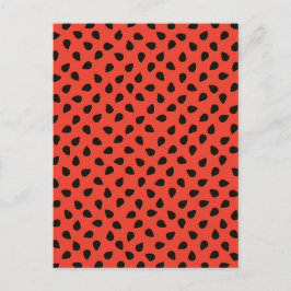 Wassermelone Seeds Pattern Postkarte