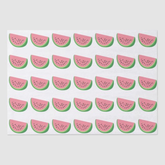 Wassermelone Seidenpapier (Vorderseite)
