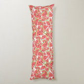 Wassermelone Seitenschläferkissen (Rückseite (Vertikal))