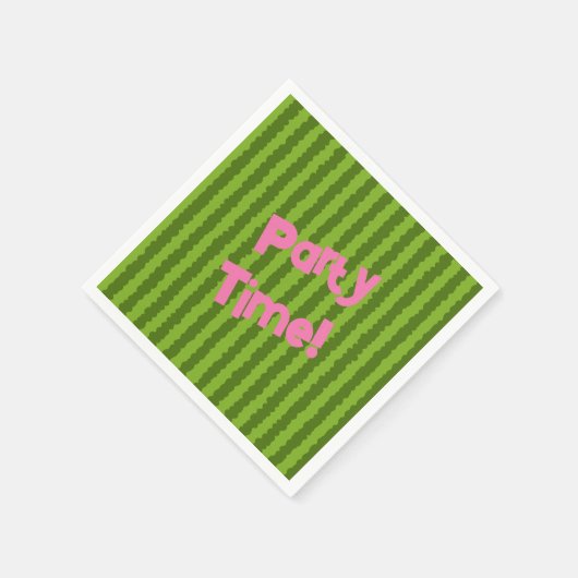 Wassermelone Serviette (Ecke)