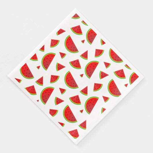 Wassermelone Serviette (Ecke)