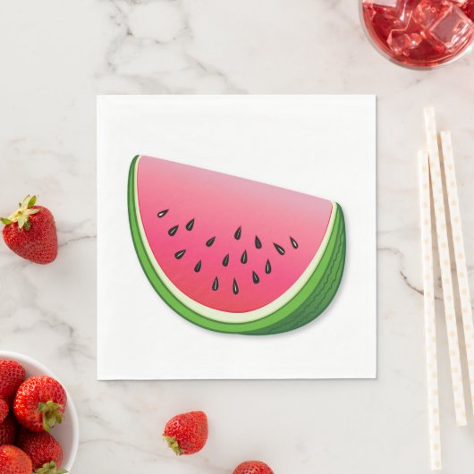 Wassermelone Serviette (Beispiel)