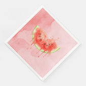 Wassermelone Serviette (Ecke)