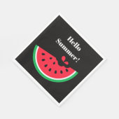Wassermelone Serviette (Ecke)