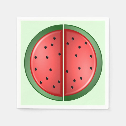 Wassermelone Serviette (Vorderseite)
