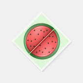 Wassermelone Serviette (Ecke)