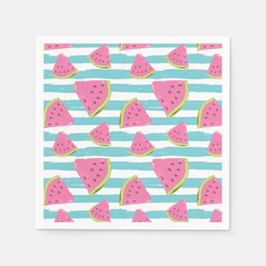 Wassermelone Serviette (Vorderseite)